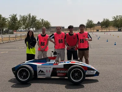 The Formula Student Newcastle Racing AI 2026 car